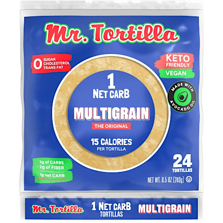 1 Net Carb Mini Tortilla - Multigrain